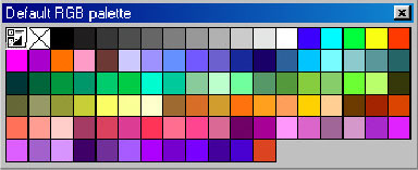 Default RGB palette