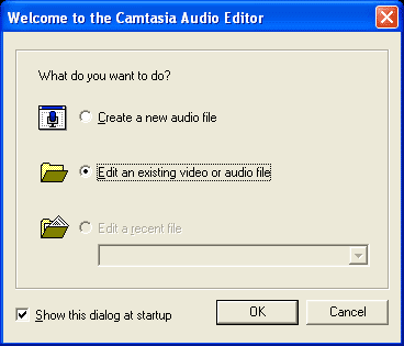 Camtasia Audio Editor
