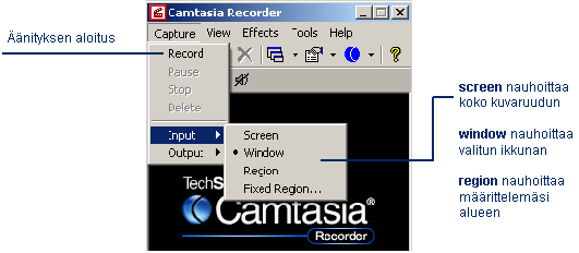 camtasia recorder does audio record